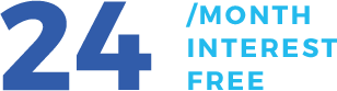 24 month interest free plans