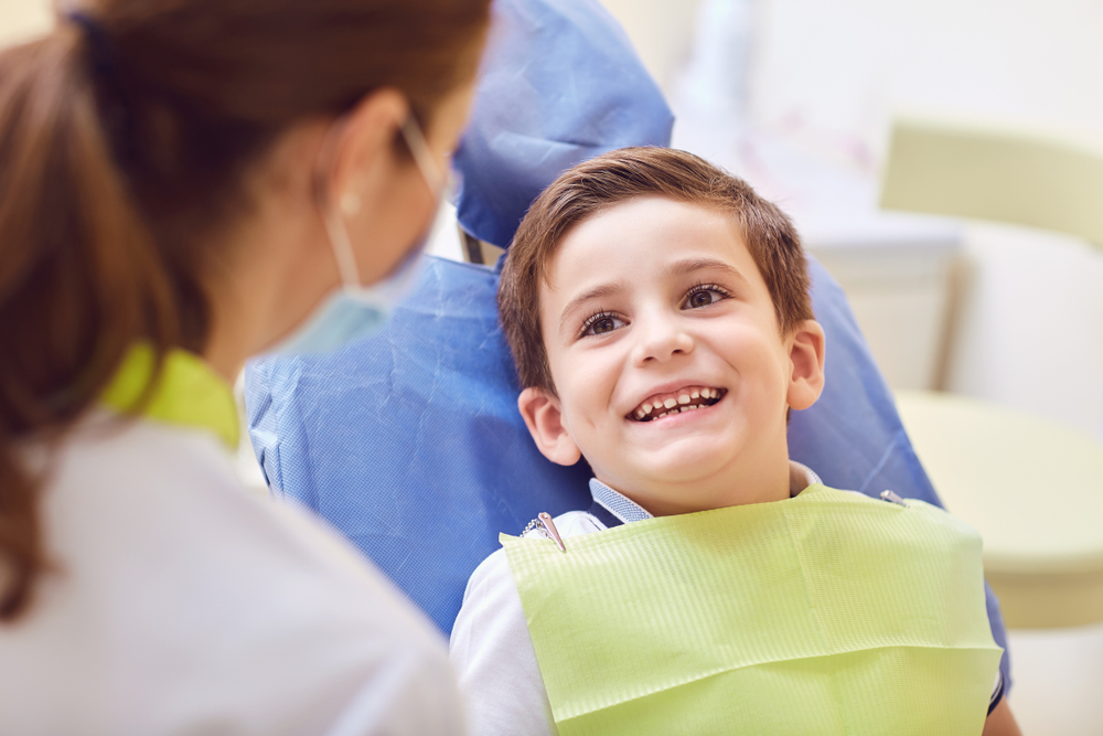 a child visiting the dentist