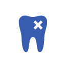 injured tooth icon